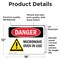 Signmission Microwave Oven In Use, 18 in W x Rectangle, Vinyl Decal OS-2PACK-DS-D-1218-L-1450 - alternate 3